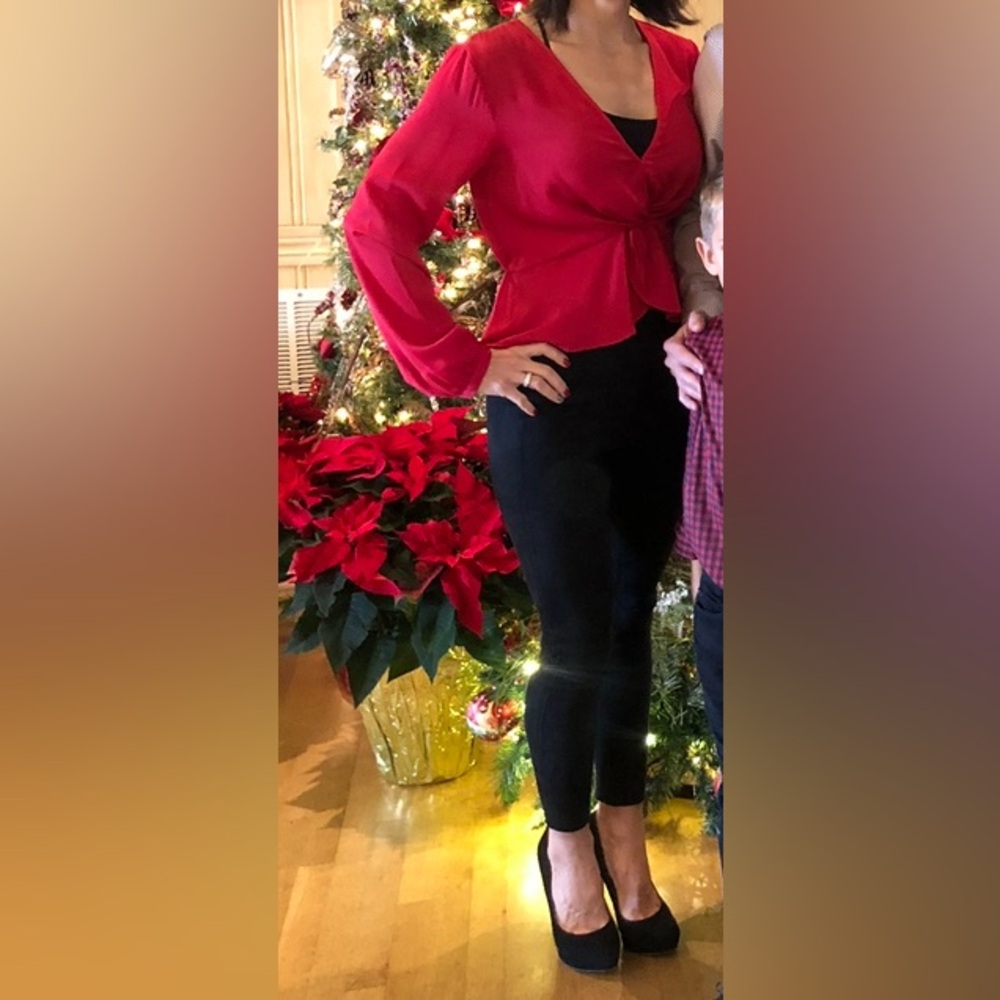 BCBG Silk Blouse